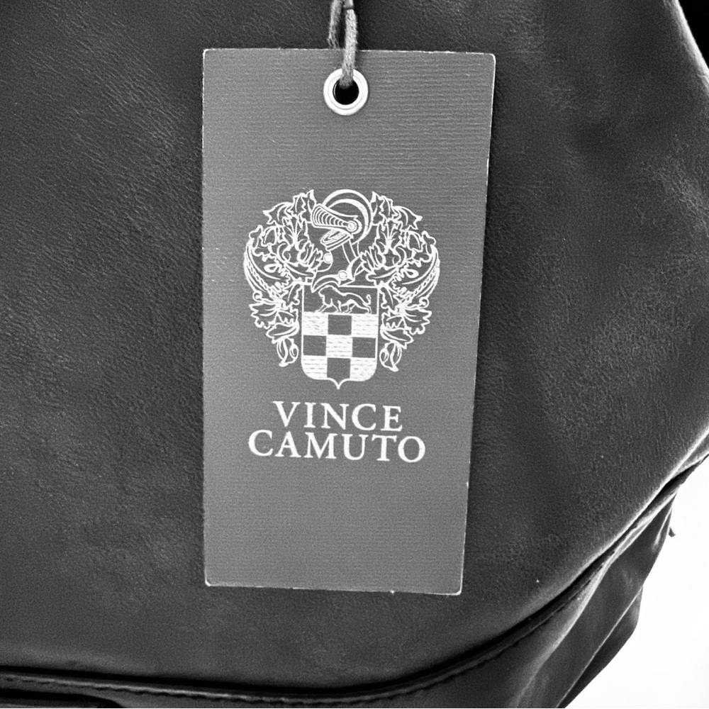 NEW Vince Camuto Tave Satchel – Black Quilted Leather - Picture 10 of 13